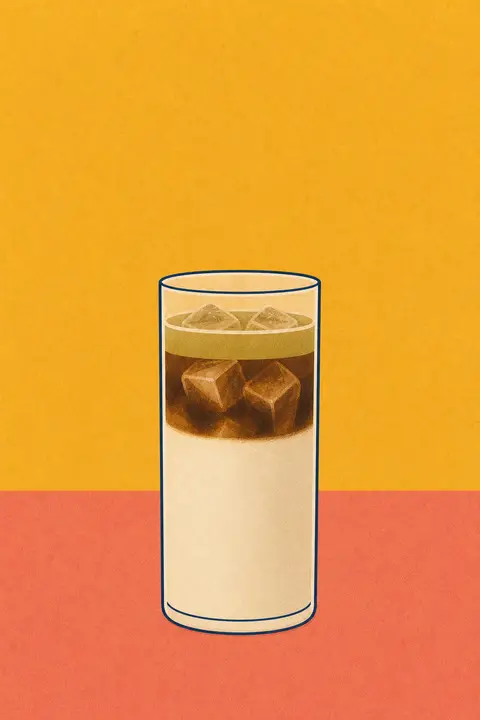 피스타치오 아이스 라떼 그림 레시피